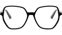 Mini CD O S8I Black Geometric Eyeglasses