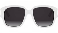 DiorGlow S2I White Geometric Sunglasses