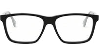 Fendi Fine Black Geometric Eyeglasses