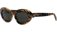 CELINE 3 Dots Animalier Round Sunglasses