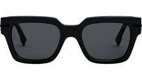 Fendigraphy Black Rectangular Sunglasses