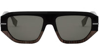 Fendigraphy Black Geometric Sunglasses