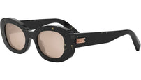 B.zero1 Black Oval Sunglasses