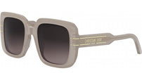DiorSignature S11F Brown Geometric Sunglasses