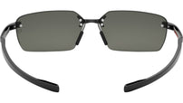 Flex Black Rectangular Sunglasses