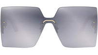 DiorClub M5U Silver Mask Sunglasses