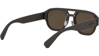 Aluminium Brown Pilot Sunglasses