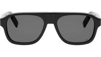 CD Icon A1I Shiny Black Pilot Sunglasses