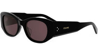 CELINE 3 Dots Black Rectangular Sunglasses