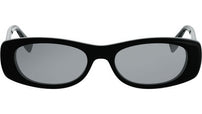 FF Squared Black Oval Sunglasses