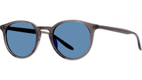 Princeton Grey Round Sunglasses