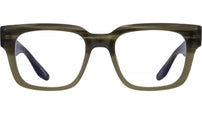 Zander Green Square Eyeglasses