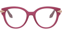Serpenti Viper Fuchsia Round Eyeglasses