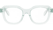 CELINE 3 Dots Green Geometric Eyeglasses