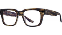 Zander Brown Square Eyeglasses