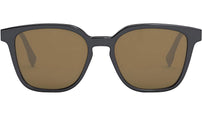 Fendi Diagonal FE40057U 20E Black Geometric Sunglasses