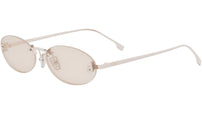 Fendi First Gold Oval Sunglasses