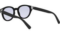 Aluminium Black Pantos Eyeglasses