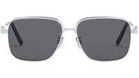 CD Link N1U Silver Rectangular Sunglasses
