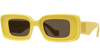 Anagram Yellow Rectangular Sunglasses