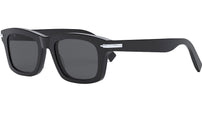 DiorBlackSuit S7I Black Rectangular Sunglasses