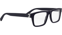 Aluminium Blue Rectangular Eyeglasses