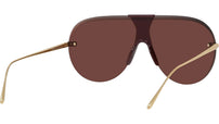 Slim Bordeaux Mask Sunglasses