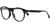 Fendi Fine Black Round Eyeglasses