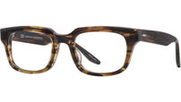 Hinkley Brown Square Eyeglasses