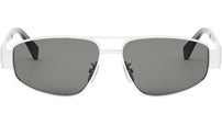 Metal Triomphe Palladium Pilot Sunglasses