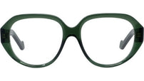 Anagram Green Geometric Eyeglasses