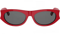 DiorGlow B2I Red Oval Sunglasses