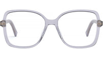DiorSpiritO S5I Violet Square Eyeglasses