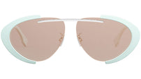 FendiLand Blue Oval Sunglasses