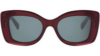 CELINE 3 Dots Bordeaux Geometric Sunglasses