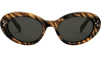 CELINE 3 Dots Animalier Round Sunglasses