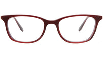 Cassady Red Rectangular Eyeglasses