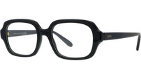 Slim Black Square Eyeglasses