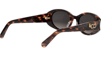 DiorGlow B3I Havana Oval Sunglasses