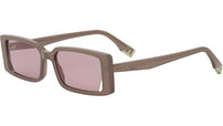 Fendi Way Brown Rectangular Sunglasses