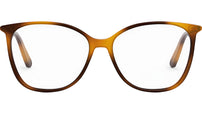 Mini CD O S6I Havana Geometric Eyeglasses