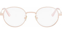 DiorCannageO R1U Rose Round Eyeglasses