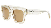 Fendi Roma Yellow Square Sunglasses