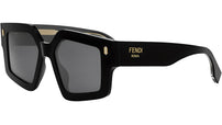 Fendi Roma Black Geometric Sunglasses
