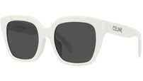 CELINE Monochroms Ivory Square Sunglasses