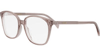Thin Pink Square Eyeglasses