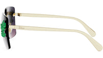 Dior Clover S2U Gold Square Sunglasses