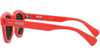 Boke Flower Red Round Sunglasses