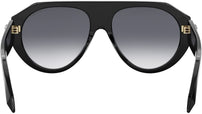 Serpenti Forever Black Pilot Sunglasses