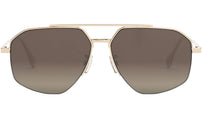 Fendi Travel Gold Pilot Sunglasses